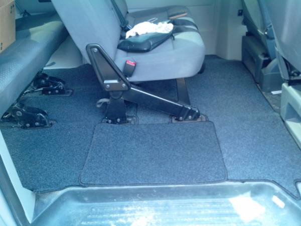 Коврики в салон Volkswagen Caravelle T6 Long (Фольксваген Каравелла Т6 ЛОНГ) 
